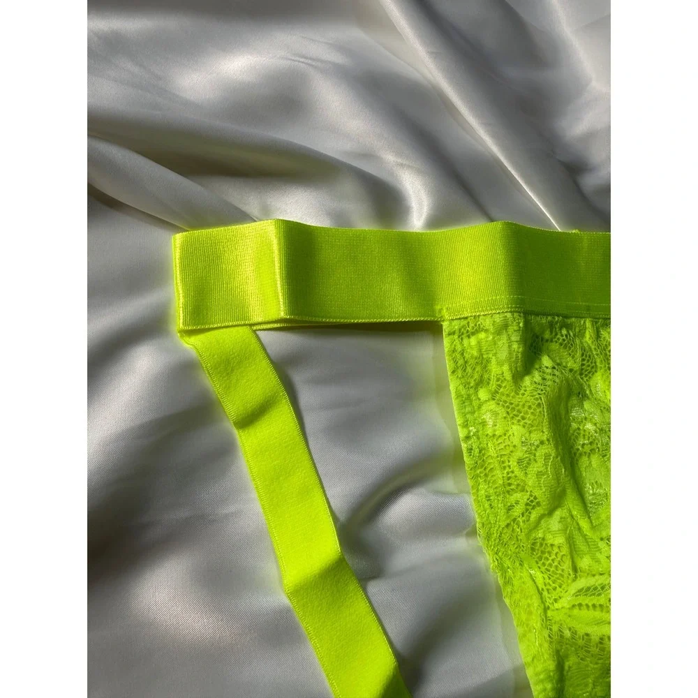 Cosabella‎ Neon Lace Jockstrap Men's Bright Yellow Sexy Style Size S